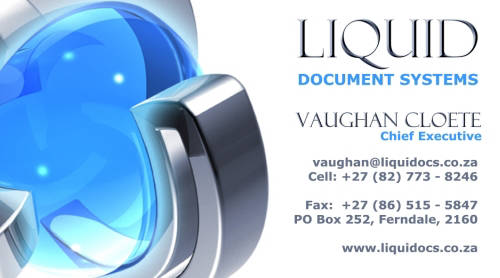 Liquid Document Systems | Business Cards